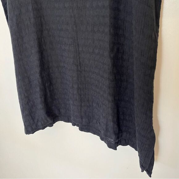 Soft Surroundings Gauze Tunic Top 2X Linen Cotton Textured Short Sleeve Crewneck - Picture 3 of 7